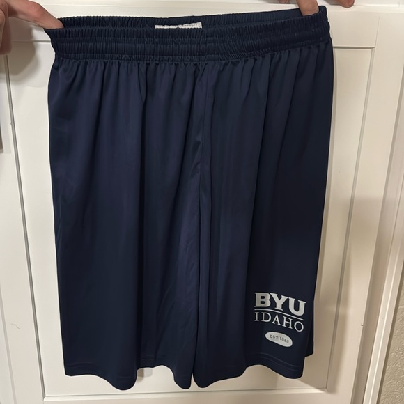 Navy BYU Idaho Gym Shorts - Picture 1 of 4